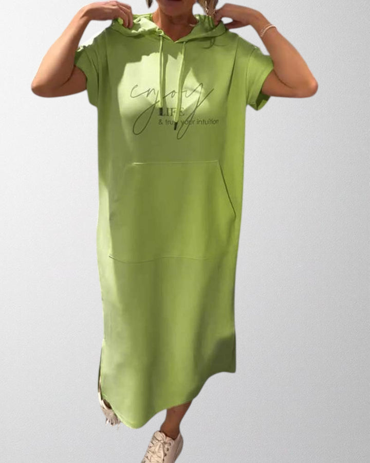 Ebba - Casual Hooded Dress with Feminine Fit