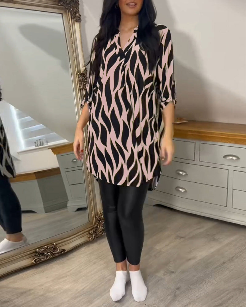 Fiora - Modern Patterned Top