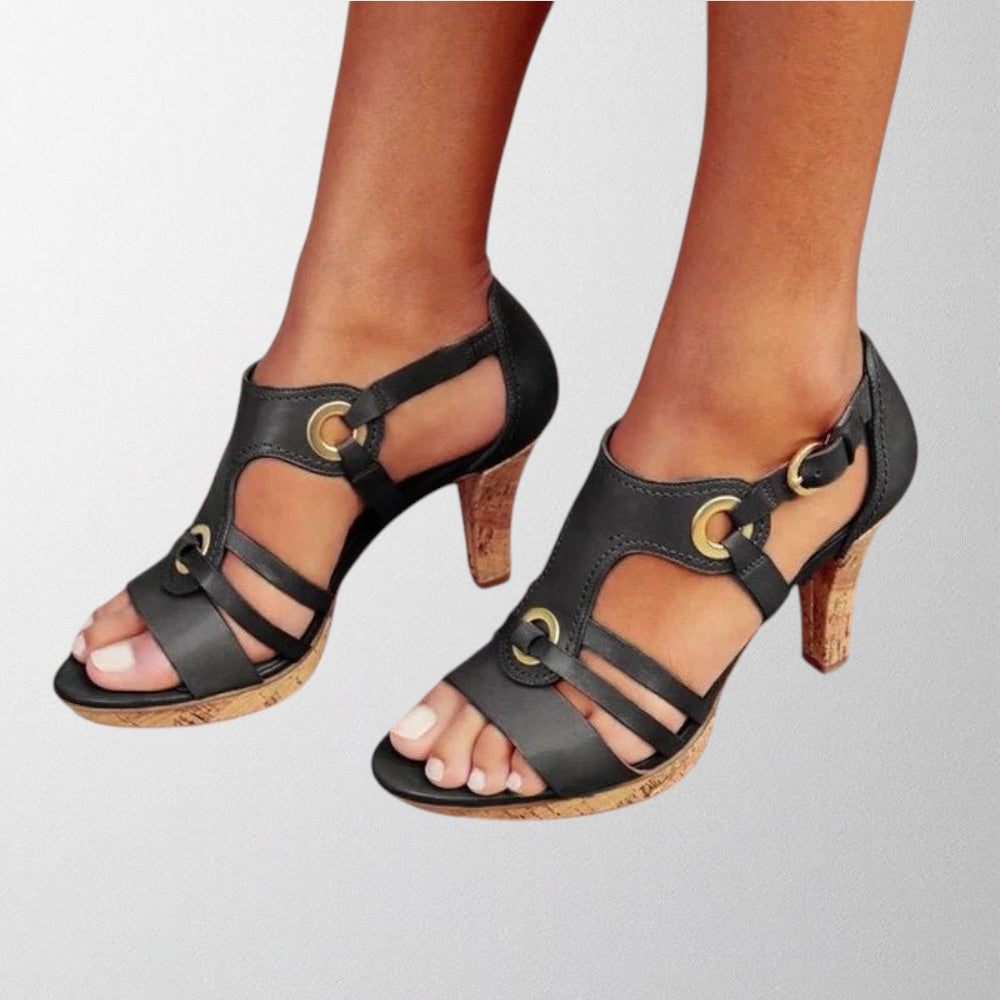 Olivia - The Buckled Heel Sandal
