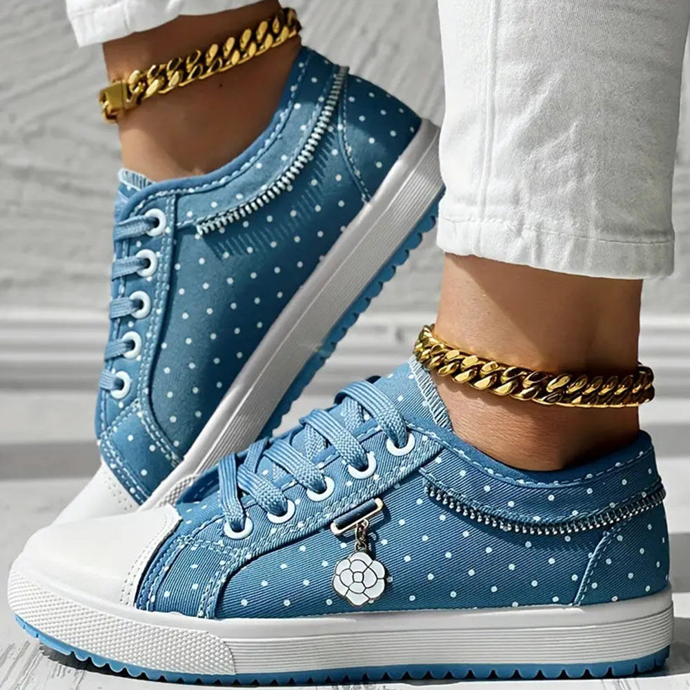 Mielle - Dotted Lace Sneakers