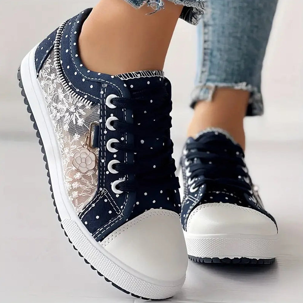 Mielle - Dotted Lace Sneakers