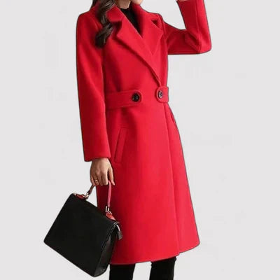 Clara – Wool Coat with Belt