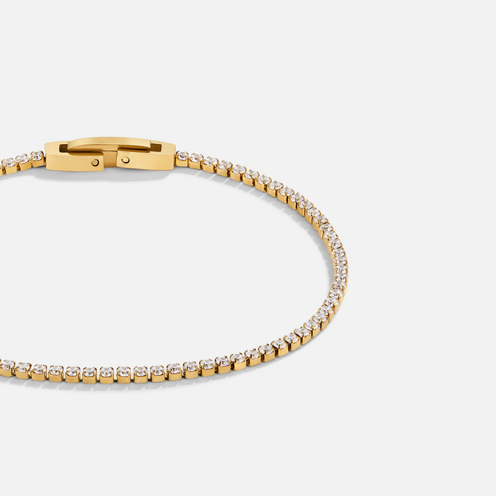 Olivia Crystal Gold Bracelet