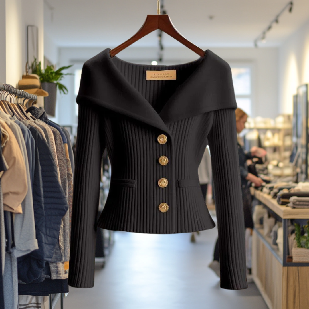 Necca - Elegant Button-Up Pullover