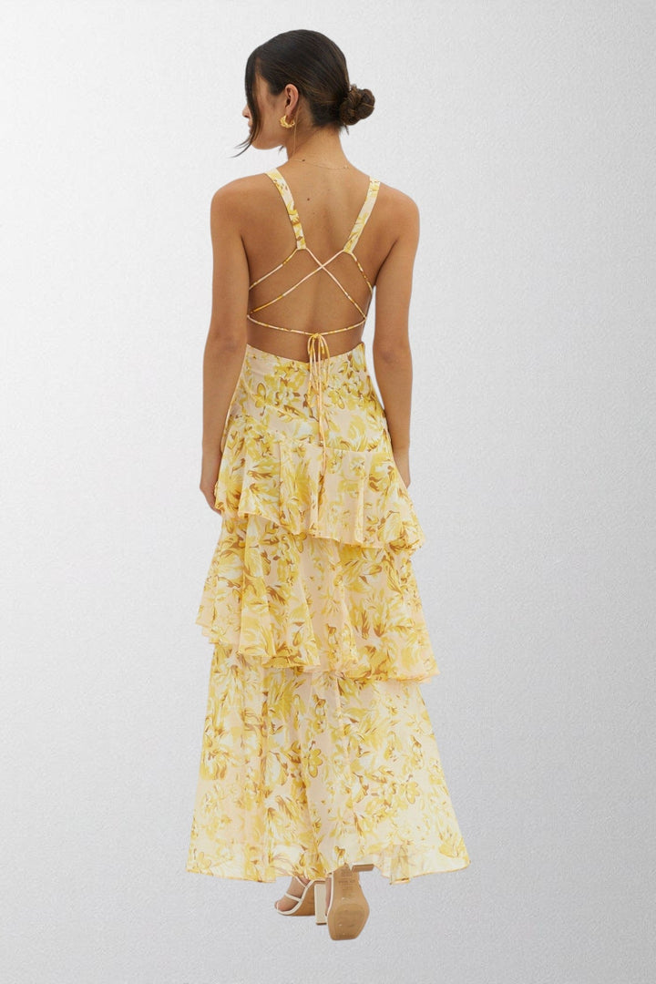 Olivia - Bloom Shift Midi Dress