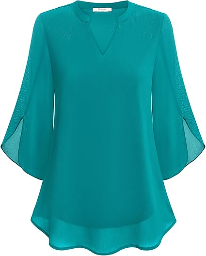 Sylva - Graceful V-Neck Top