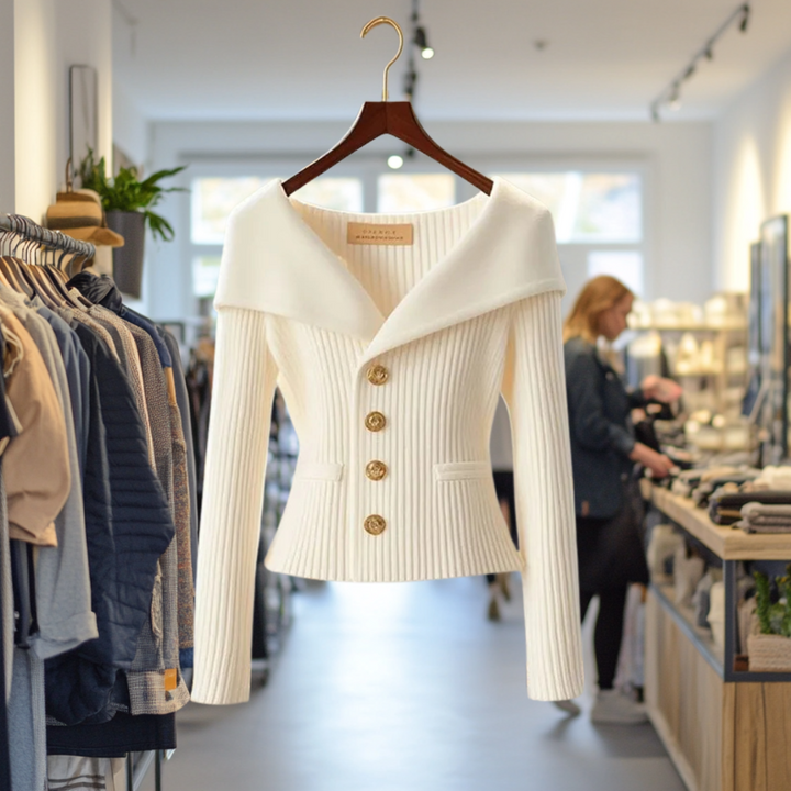 Necca - Elegant Button-Up Pullover
