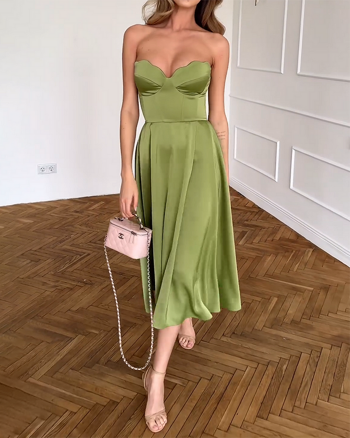 Elvaire - Strapless Charm Dress