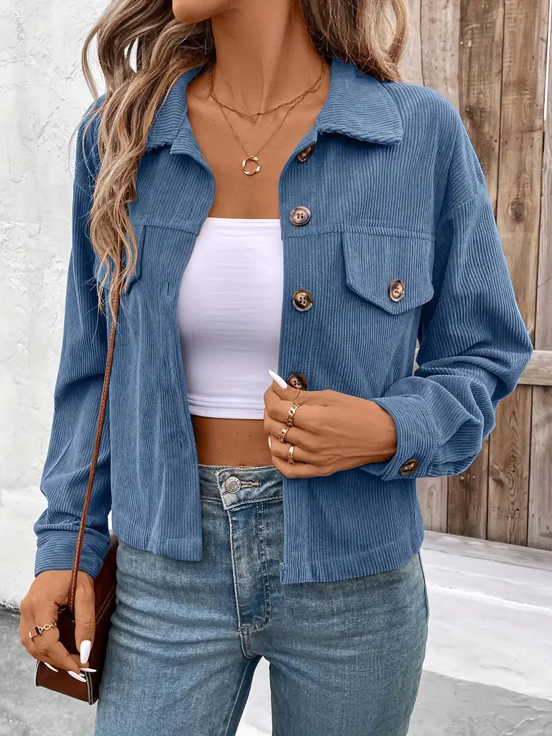Cleo - Chic Cord Jacket