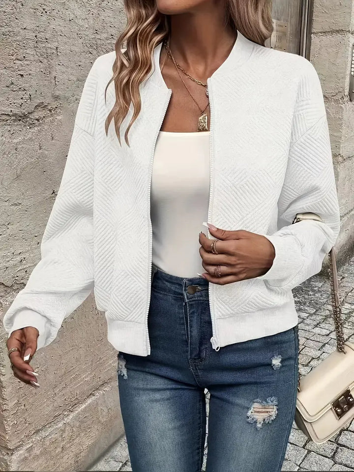 Shanie - Cozy Patterned Jacket