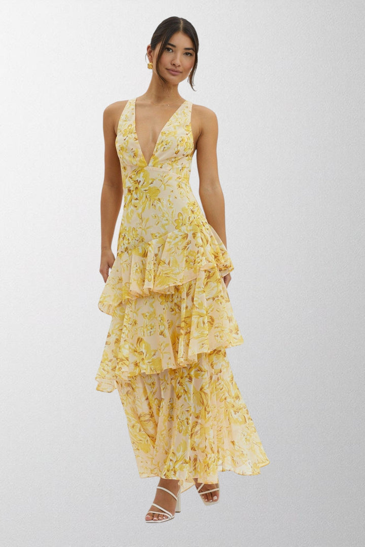 Olivia - Bloom Shift Midi Dress