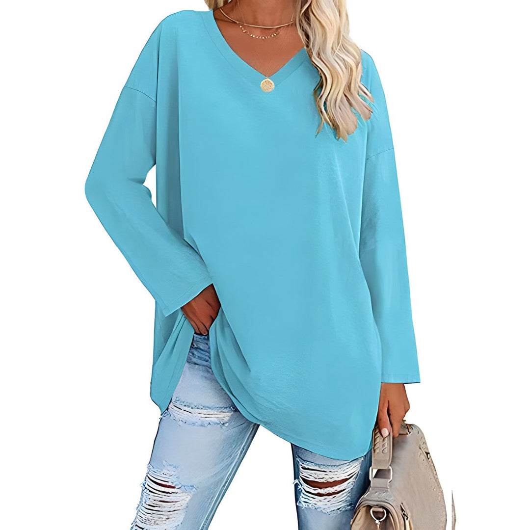 Elaine - Casual V-Neck Sweater