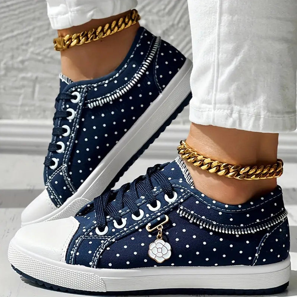 Mielle - Dotted Lace Sneakers