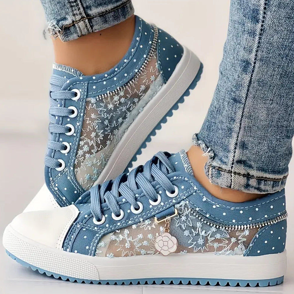 Mielle - Dotted Lace Sneakers