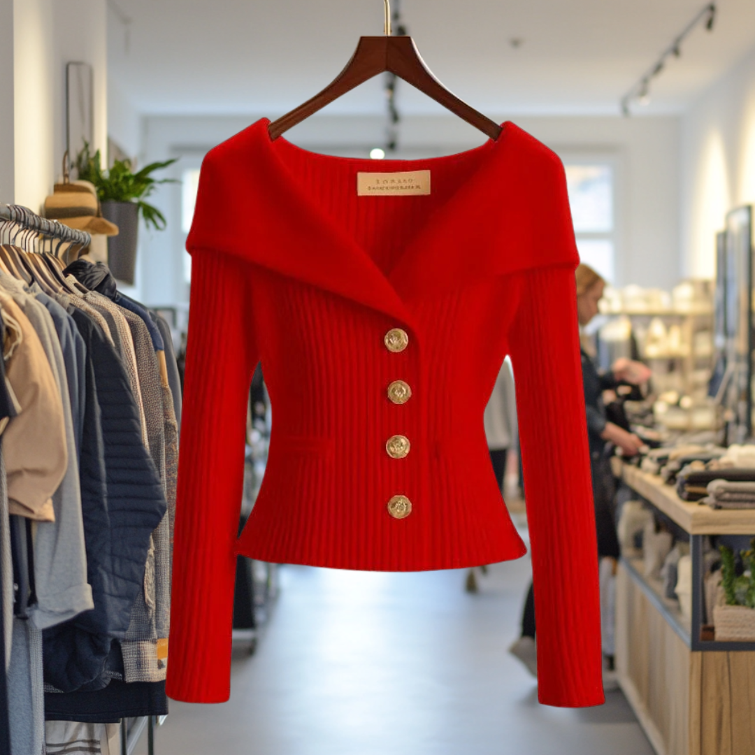 Necca - Elegant Button-Up Pullover