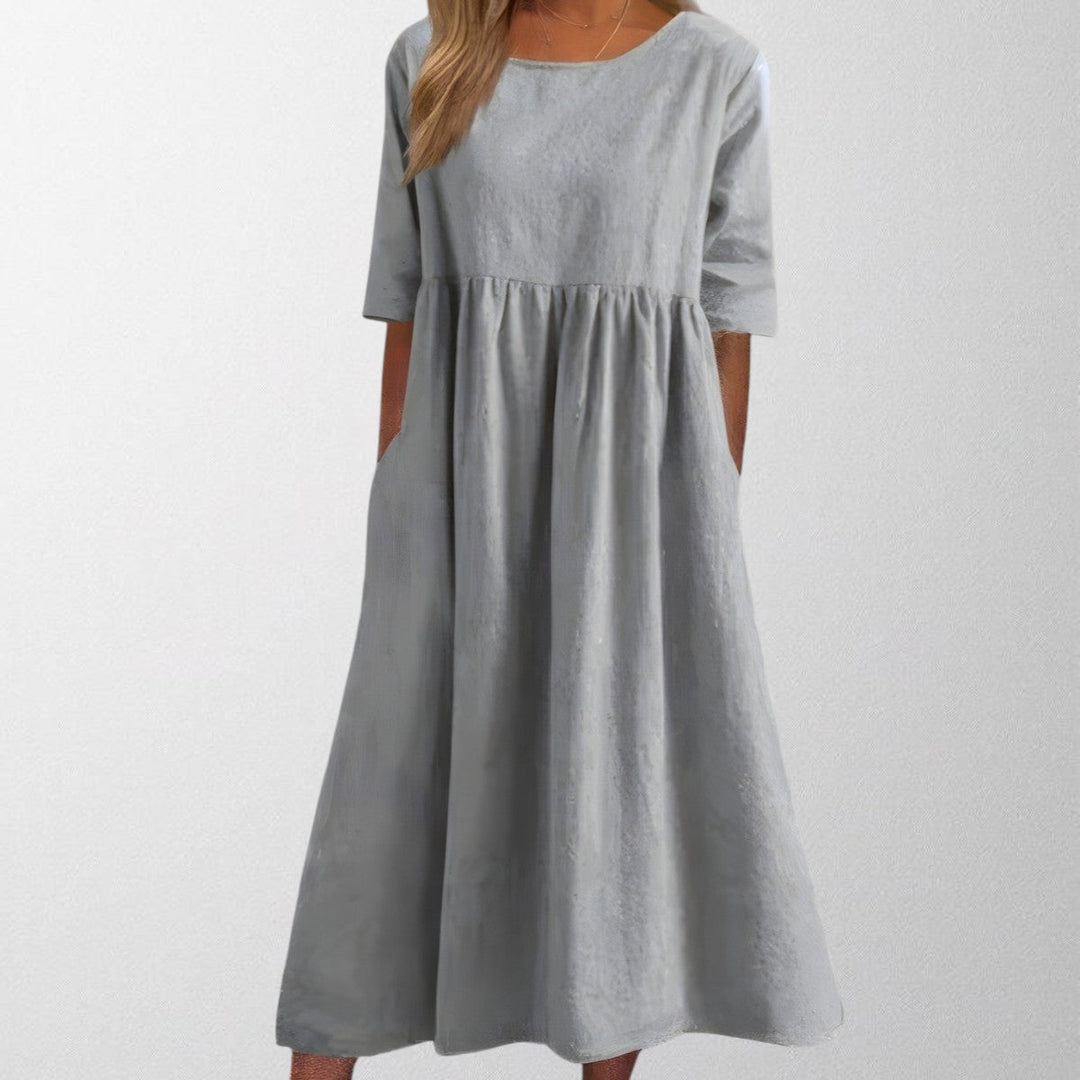 Olivia - Flattering Cotton Dress