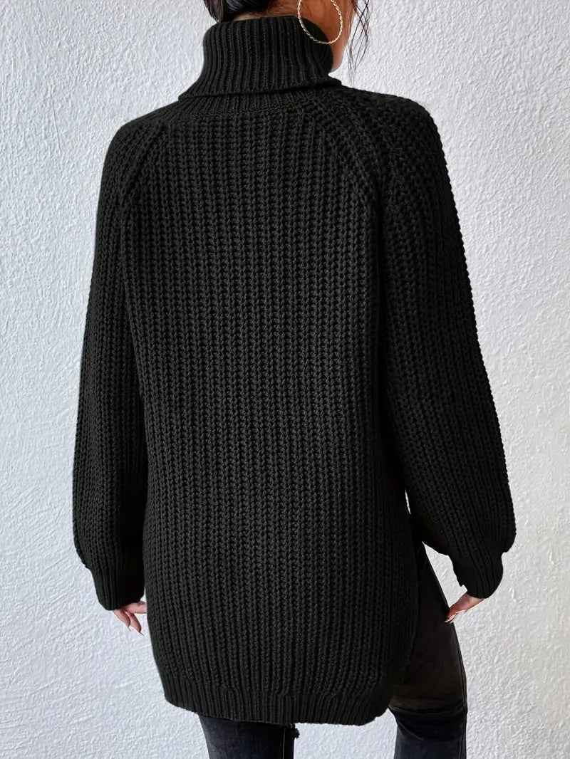 Elisette - Cozy Turtleneck Pullover