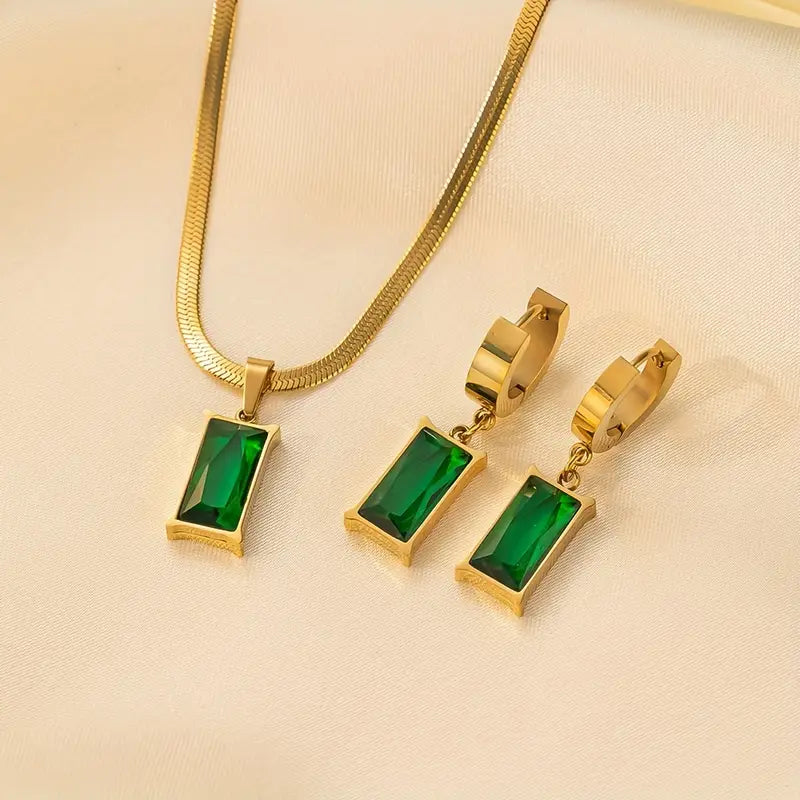 Hazel Verdain Jewelry Set | Gold