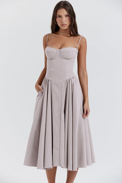Lilianie - Chic Corset Flare Dress