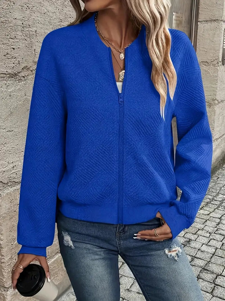 Shanie - Cozy Patterned Jacket