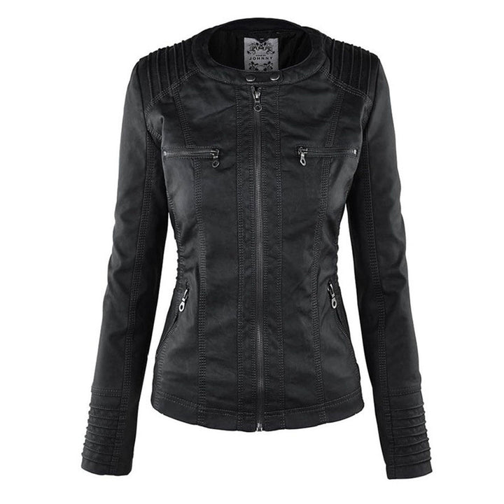 Élise | Timeless elegant leather jacket for women