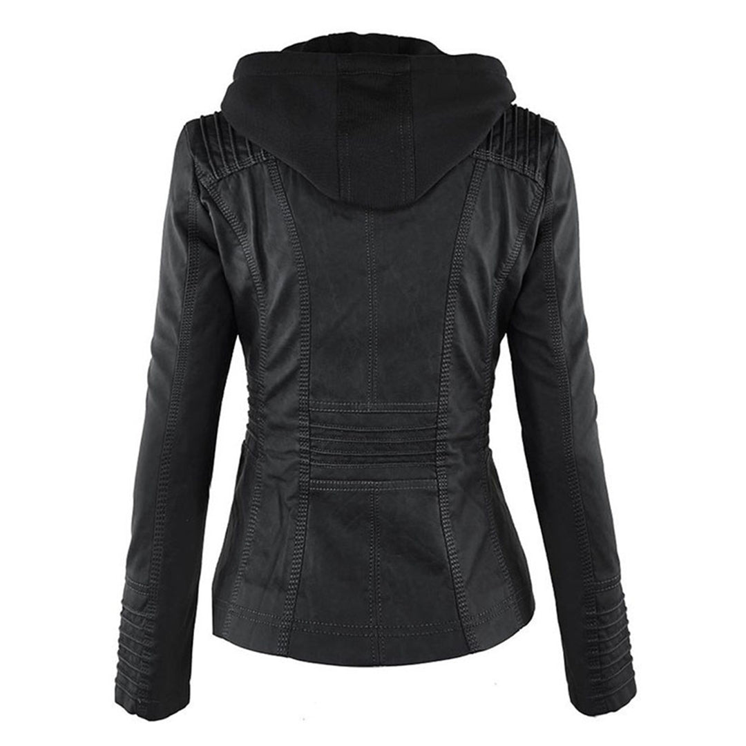 Élise | Timeless elegant leather jacket for women