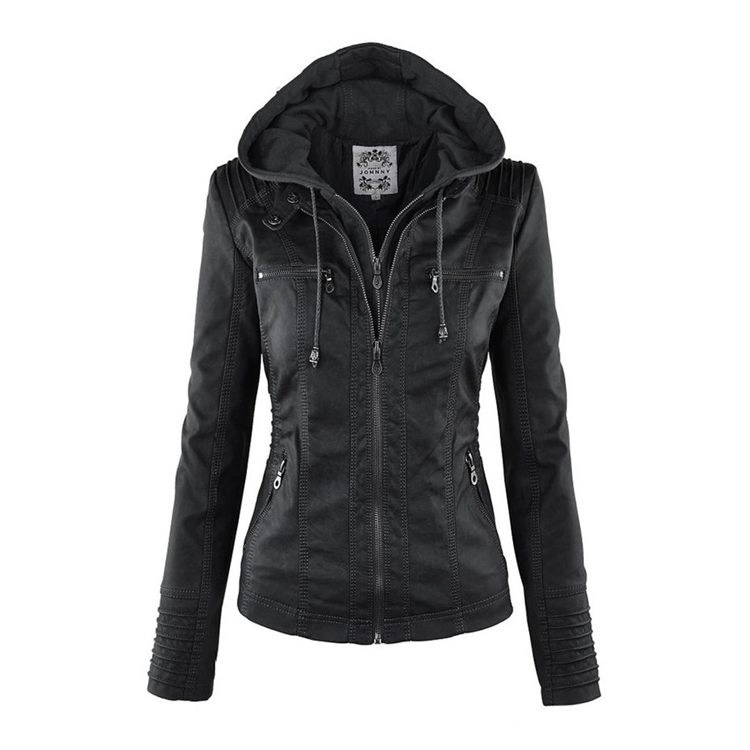 Élise | Timeless elegant leather jacket for women