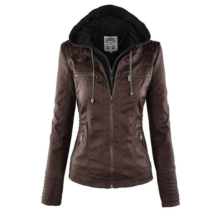 Élise | Timeless elegant leather jacket for women