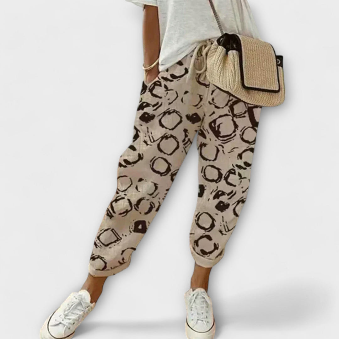 Burga - Cozy Cotton-Linen Pants