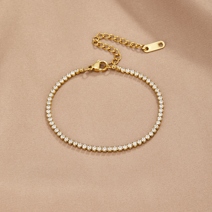 Sophia Gold Tennis Bracelet