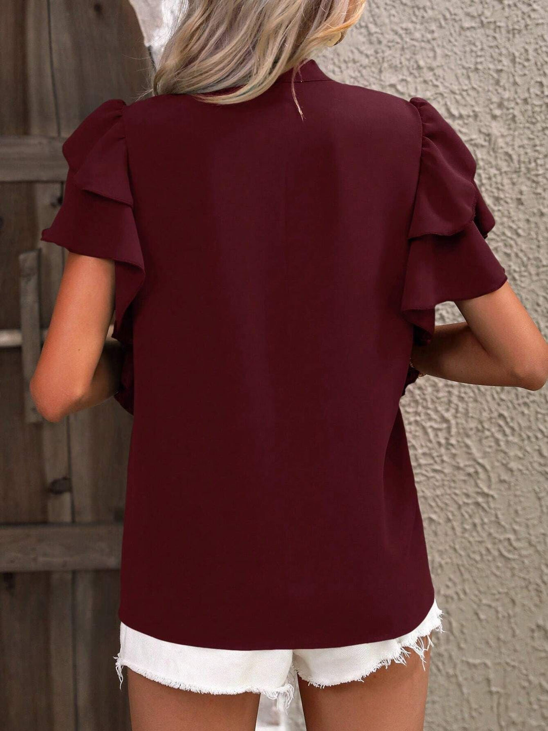 Zendee - Stylish Ruffle Blouse