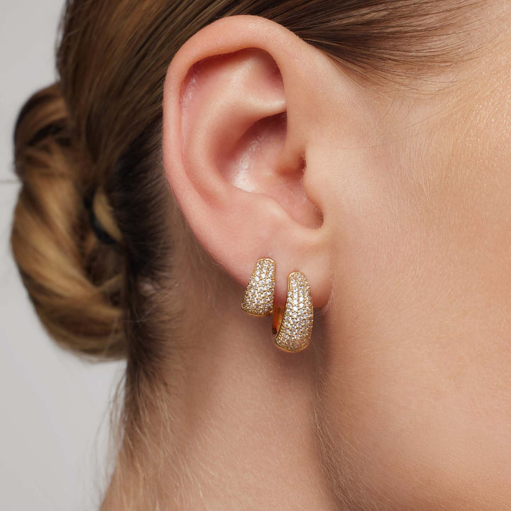 Eliza Mini Hoops | Gold