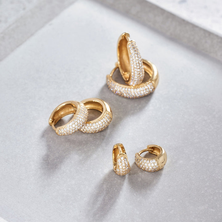 Eliza Mini Hoops | Gold