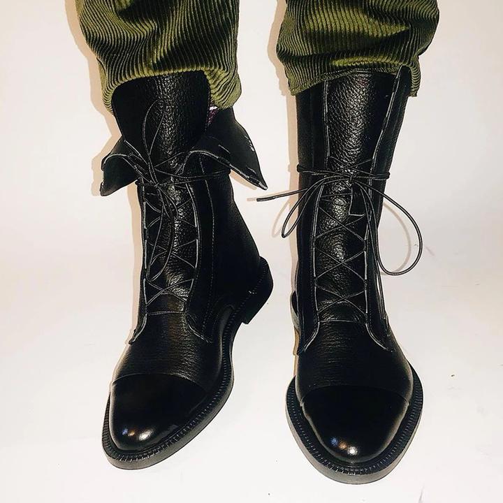 ALTHEA - Lace-Up Ankle Boots