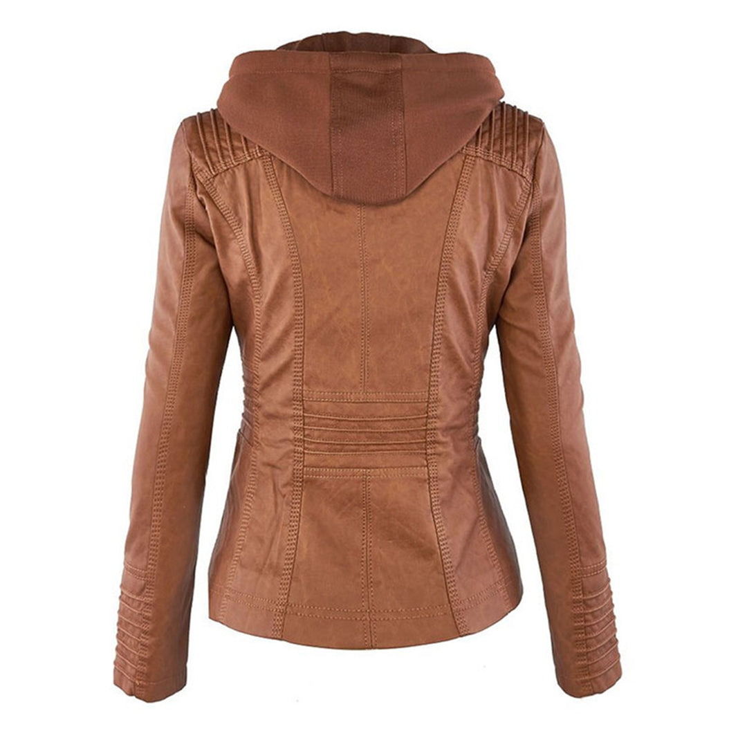Élise | Timeless elegant leather jacket for women