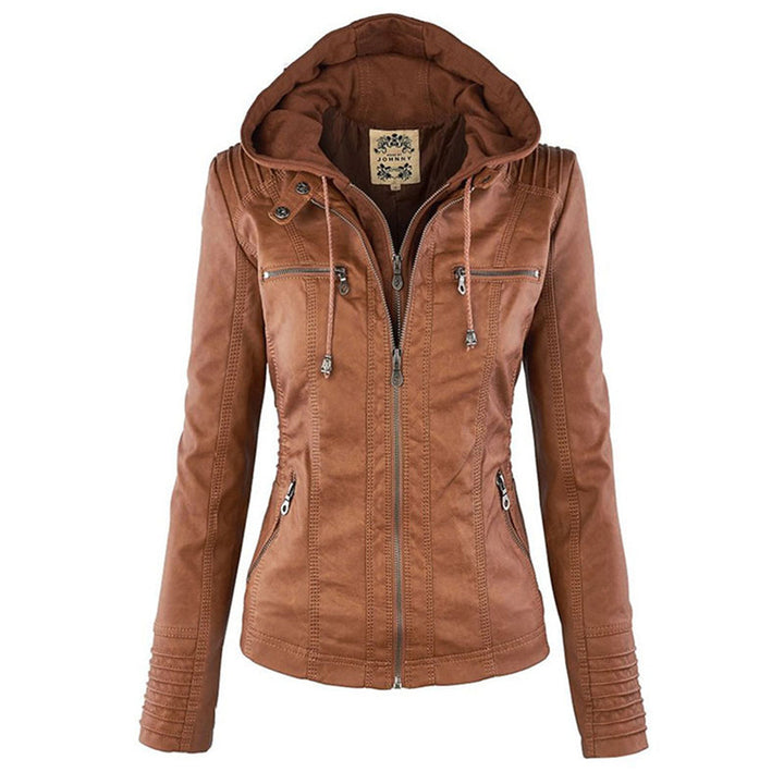 Élise | Timeless elegant leather jacket for women