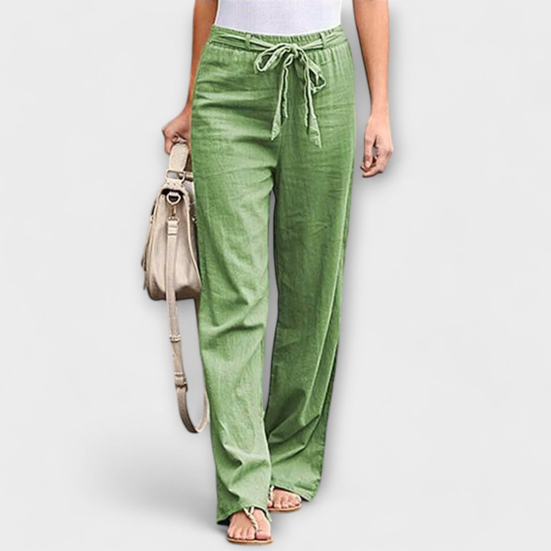 Loreen - Lightweight Linen Trousers