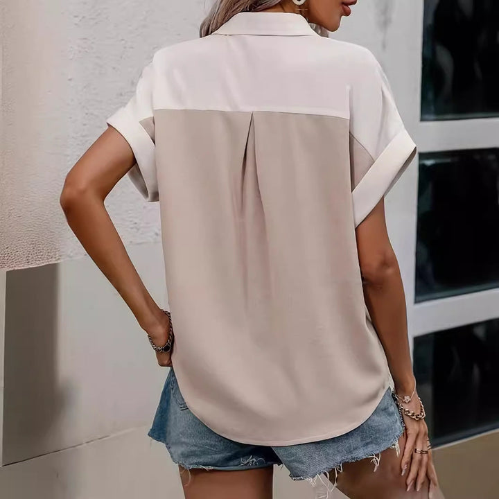 Arshell - Relaxed Colorblock Blouse