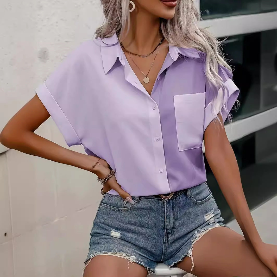 Lira - Colorblock Casual Blouse
