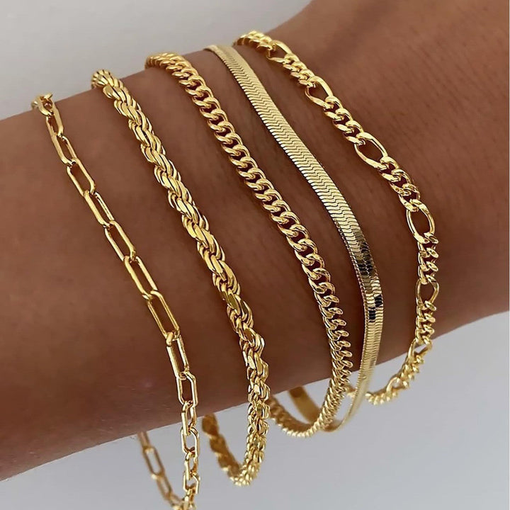 Elizabeth Renner Bracelet Set | Gold