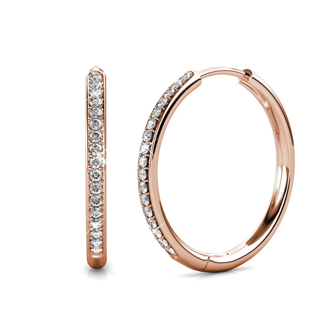 Eleanor Pave Earrings | Gold