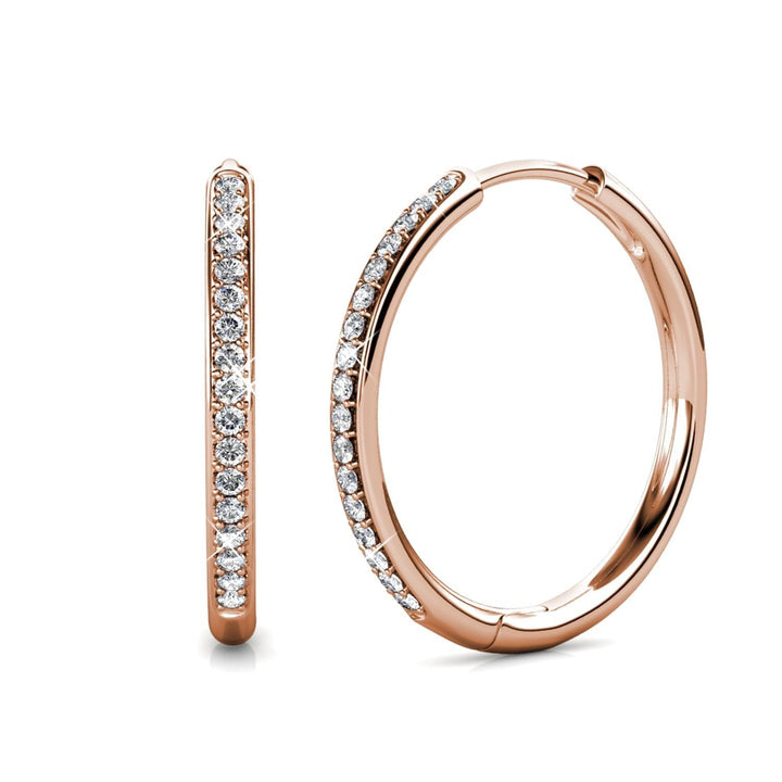 Eleanor Pave Earrings | Gold