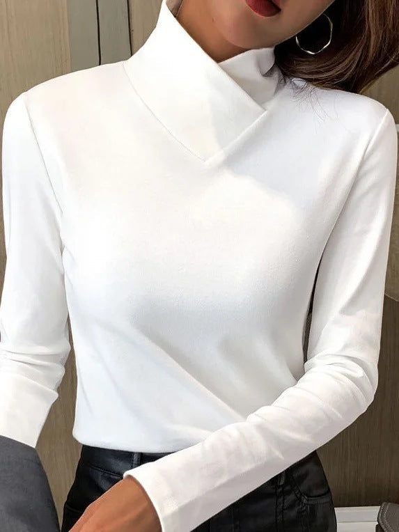 Stazia™ | Elegant High Neck Jumper