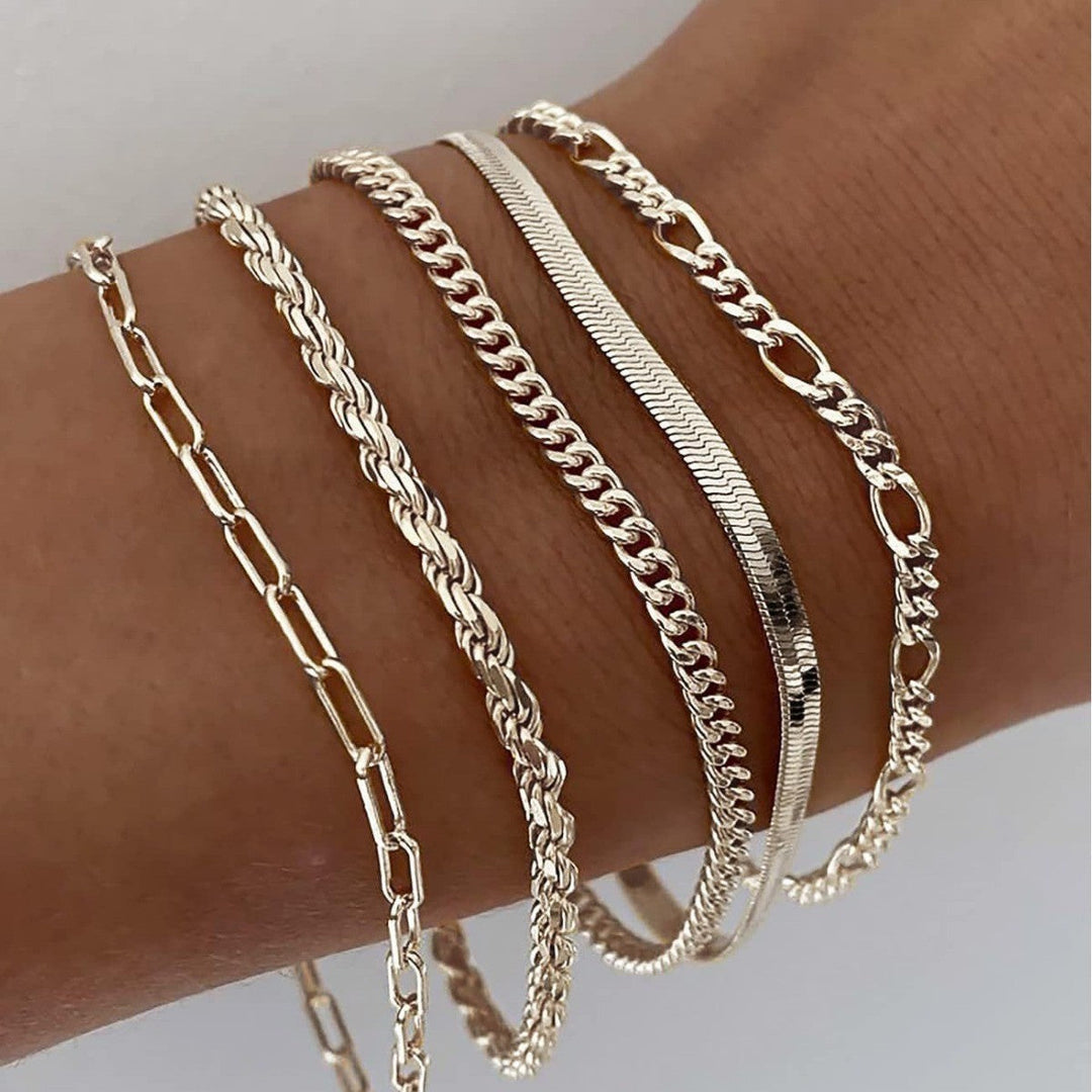 Elizabeth Renner Bracelet Set | Gold