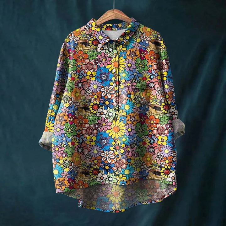 Sheane - Retro Bloom Blouse