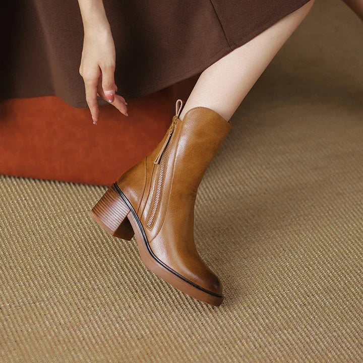 SERENE - Block Heel Ankle Boots
