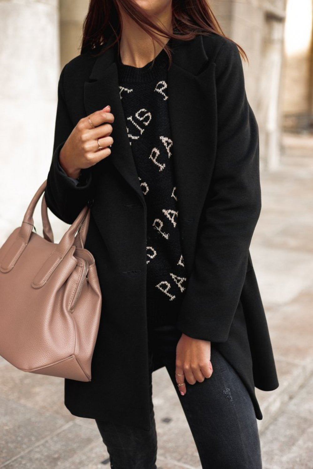 Celine - Chic Double-Breasted Coat: