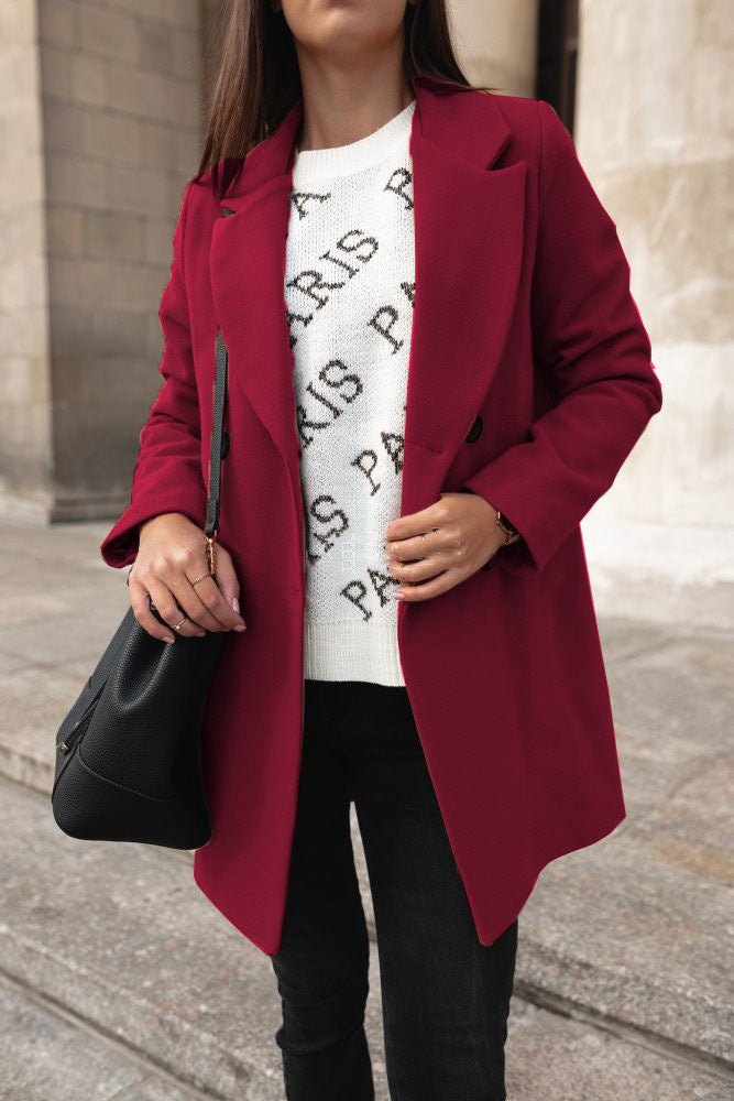 Celine - Chic Double-Breasted Coat:
