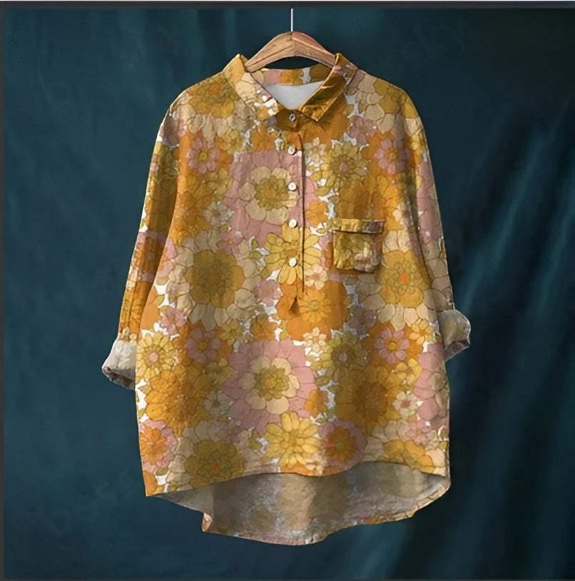 Sheane - Retro Bloom Blouse