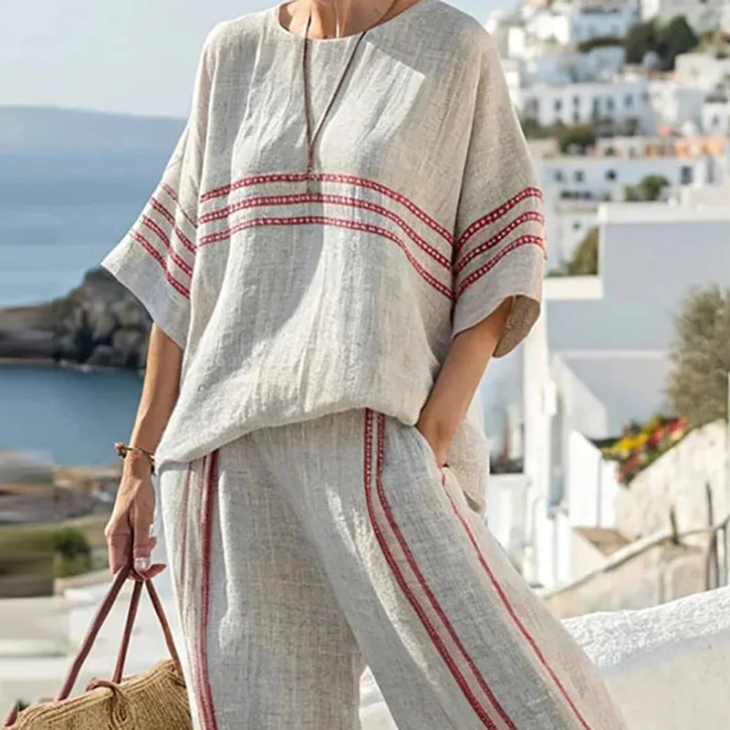 Lydia – Patchwork Two-Piece Set